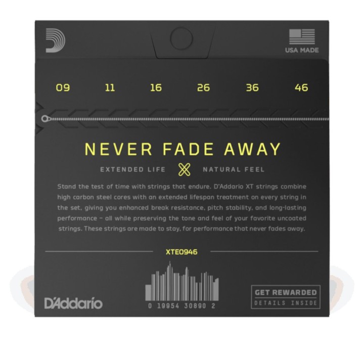 D'Addario - JDXTE0946 Corde per Chitarra Elettrica in Acciaio Placcate al Nickel