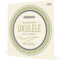D'Addario - EJ88S Corde per Ukulele Soprano in Nyltech