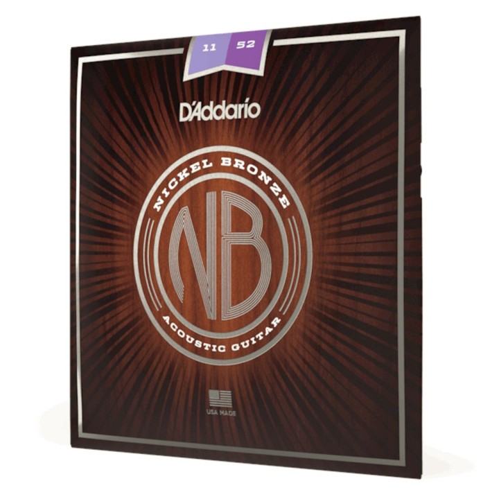 D'Addario - NB1152 Corde per Chitarra Acustica, Nickel-Bronzea