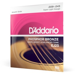 D'Addario - EJ23 Corde per Chitarra Acustica, Phosphor Bronze