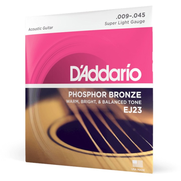 D'Addario - EJ23 Corde per Chitarra Acustica, Phosphor Bronze