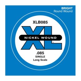 D'Addario - XLB085 Corda Singola per Basso in Nickel Wound, Long Scale, .085