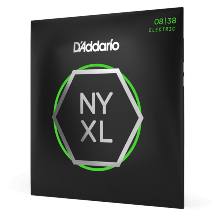 D'Addario - NYXL0838 Corde pe Chitarra Elettrica, Nickel Wound, Extra Super Light