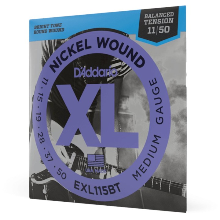 D'Addario | EXL115BT Corde per Chitarra Elettrica, Nickel Wound, Balanced Tension Medium