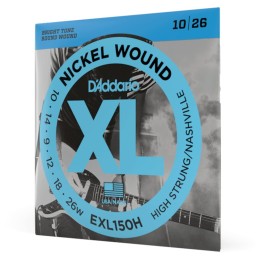 D'Addario - EXL150H Corde per Chitarra Elettrica, High Strung/Nashville