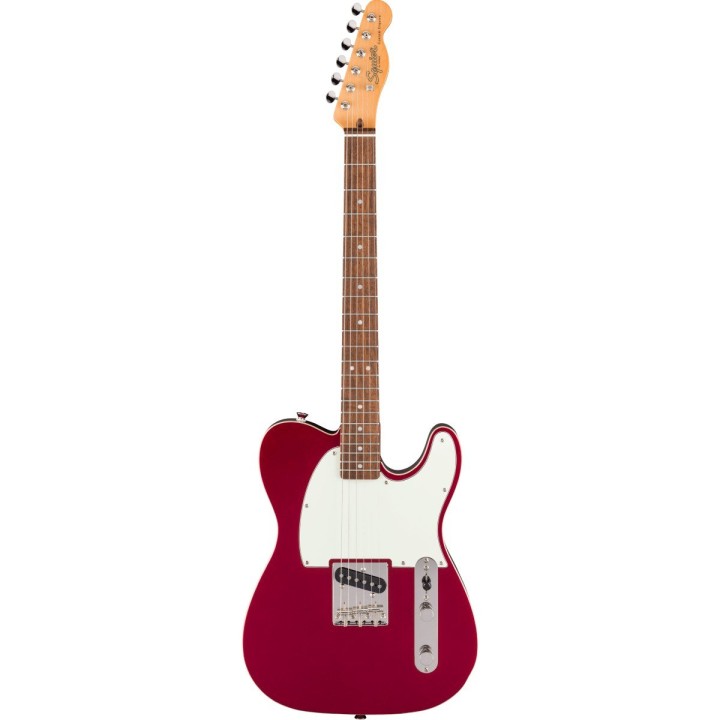 Squier Classic Vibe Custom Esquire, Laurel Fingerboard, Parchment Pickguard, Candy Apple Red.
