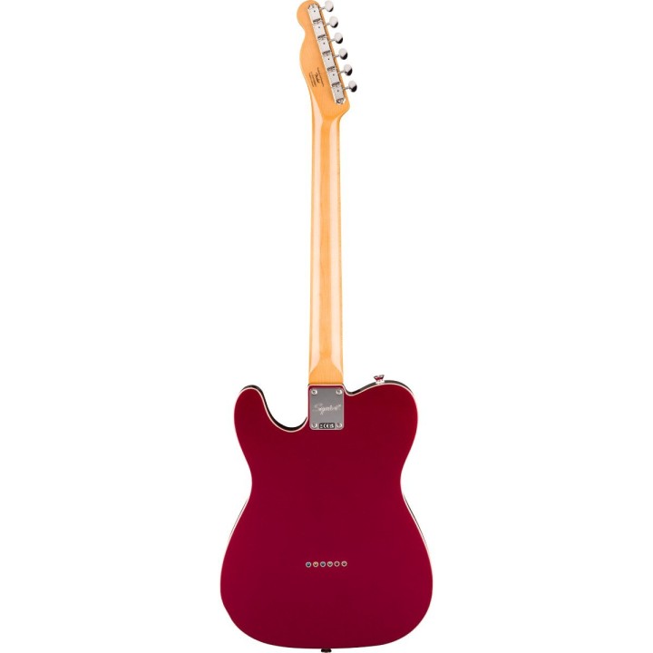 Squier Classic Vibe Custom Esquire, Laurel Fingerboard, Parchment Pickguard, Candy Apple Red.