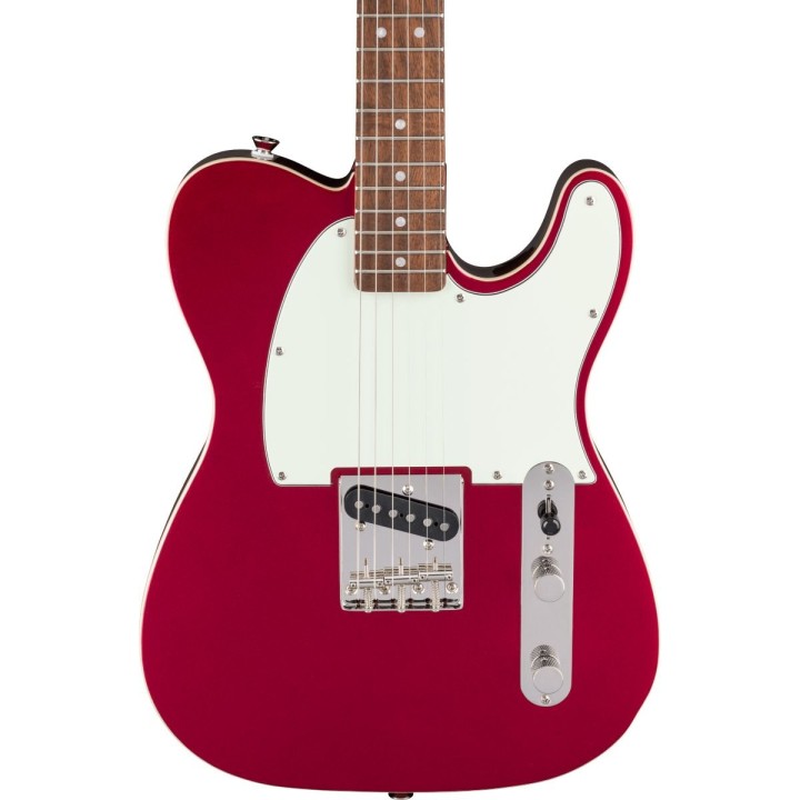 Squier Classic Vibe Custom Esquire, Laurel Fingerboard, Parchment Pickguard, Candy Apple Red.