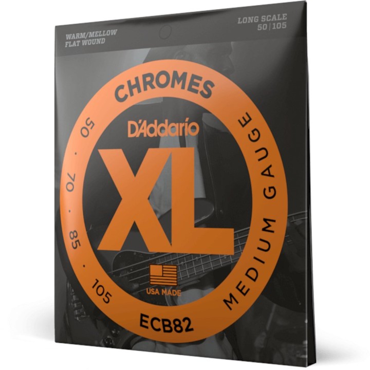 D'Addario - ECB82 Corde per Basso, Medium, Long Scale