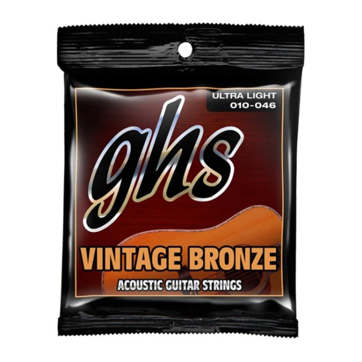 GHS Vintage Bronze Acustica 6 St 010-046 - Muta corde per chitarra acustica