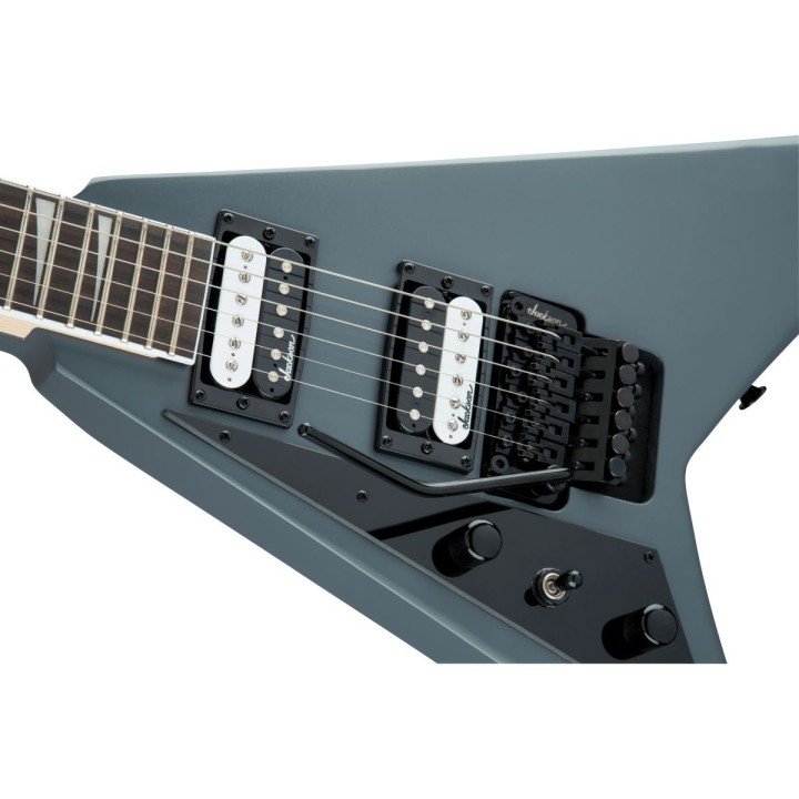 Jackson JS Series Rhoads JS32 LH, Amaranth Fingerboard, Satin Gray