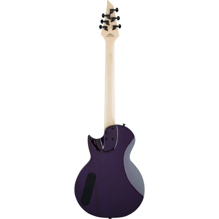 Jackson JS Series Monarkh SC JS22Q, Amaranth Fingerboard, Transparent Purple Burst