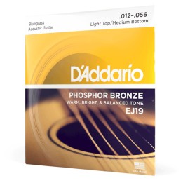 D'Addario - EJ19 Corde per Chitarra Acustica, Phosphor Bronze, Bluegrass