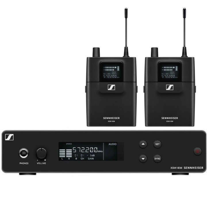 Sennheiser XSW IEM Twin A-Band Bundle
