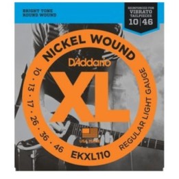 D'Addario - EKXL110 Corde per Chitarra Elettrica, Nickel Wound, 10-46