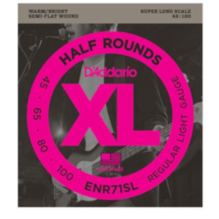D'Addario | ENR71SL Corde per Basso Elettrico, Regular Light, Super Long Scale