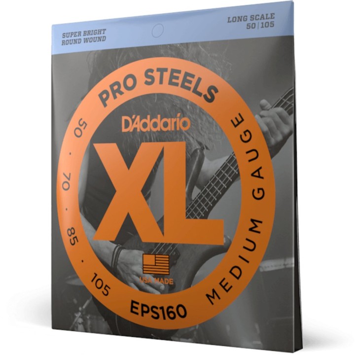 D'Addario - EPS160 Corde per Basso Elettrico, Prosteels, Medium, Long Scale