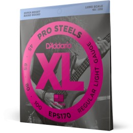 D'Addario - EPS170 Corde per Basso Elettrico, Prosteels, Light, Long Scale