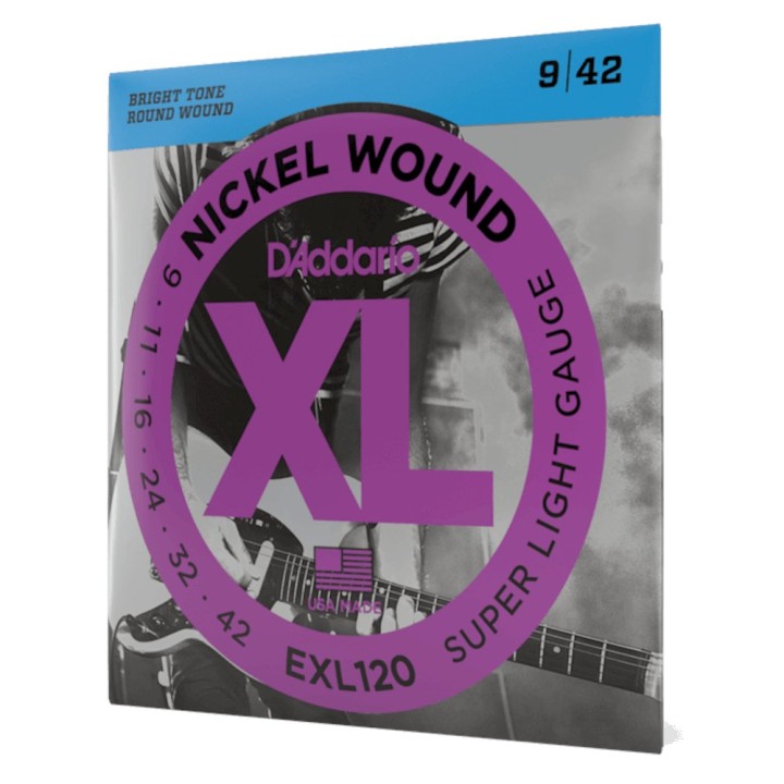 D'Addario - EXL120 Set di Corde per Chitarra Elettrica