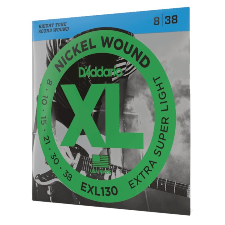 D'Addario - EXL130 Corde per Chitarra Elettrica, Nickel Wound