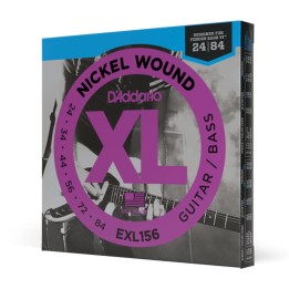 D'Addario - EXL156 Corde per Chitarra Elettrica, Nickel, Wound Bass Strings, Fender Nickel Wound Bass VI