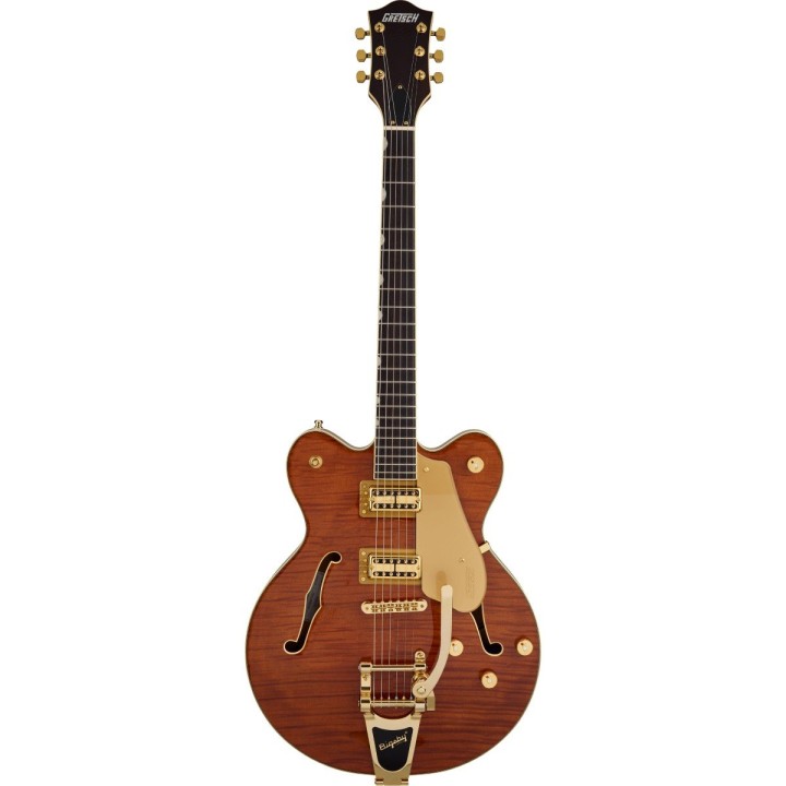 Gretsch - Electromatic LTD Flame Okoume Broadkaster Double-Cut with Bigsby, RNDORG