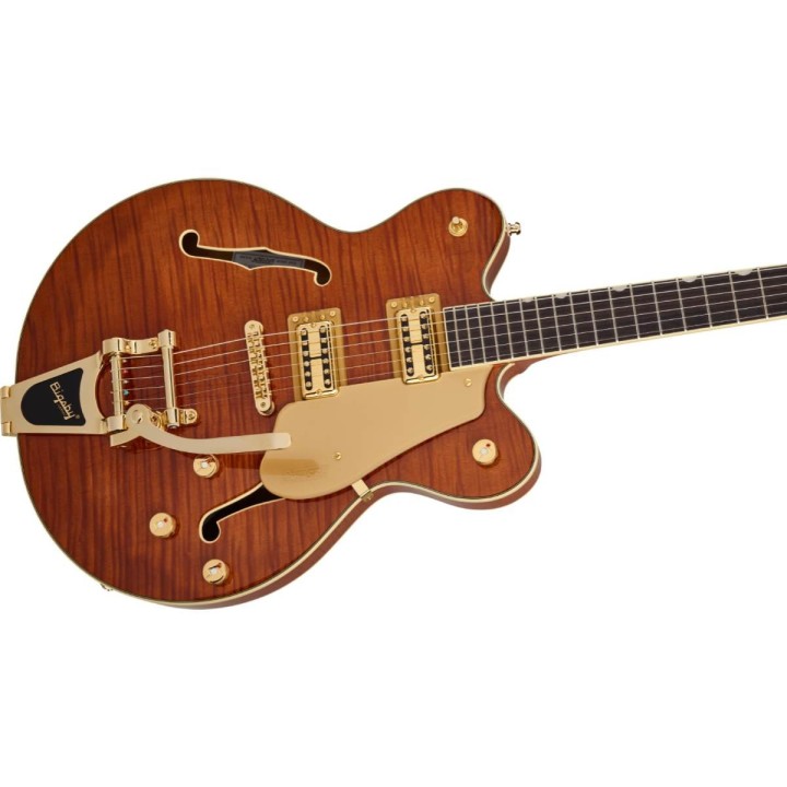 Gretsch - Electromatic LTD Flame Okoume Broadkaster Double-Cut with Bigsby, RNDORG