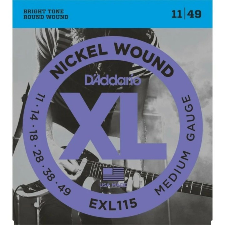 D'Addario - EPX115 Corde per Chitarra Elettrica, Coated Nickel Wound, Regular Light