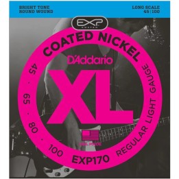 D'Addario - EXP170 Corde per Basso Elettrico, Nickel, Long Scale