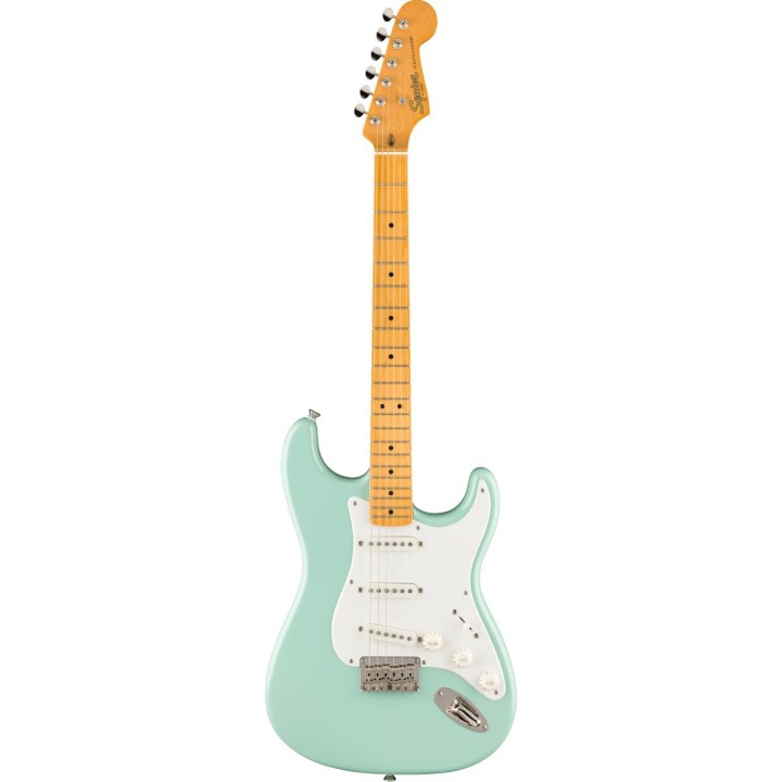 Fender Classic Vibe '50s Stratocaster HT, Maple Fingerboard, Parchment Pickguard, Surf Green