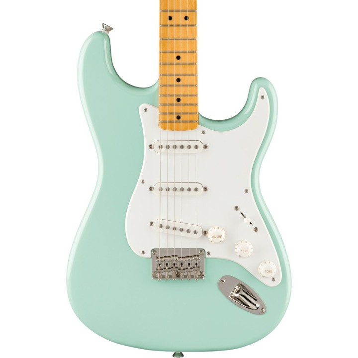 Fender Classic Vibe '50s Stratocaster HT, Maple Fingerboard, Parchment Pickguard, Surf Green