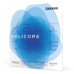 D'Addario - H310 4/4M Corde per Violino 4/4, Helicore, Medium Tension