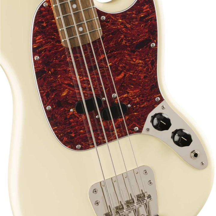 Squier Classic Vibe '60s Mustang Bass, Laurel Fingerboard, Olympic White
