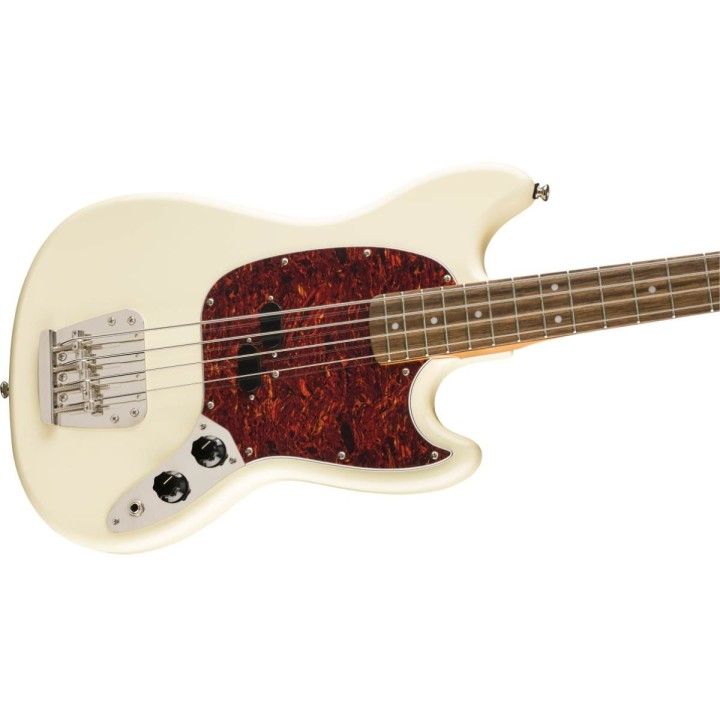 Squier Classic Vibe '60s Mustang Bass, Laurel Fingerboard, Olympic White