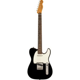 Squier Classic Vibe Baritone Custom Telecaster, Laurel Fingerboard, Parchment Pickguard, Black