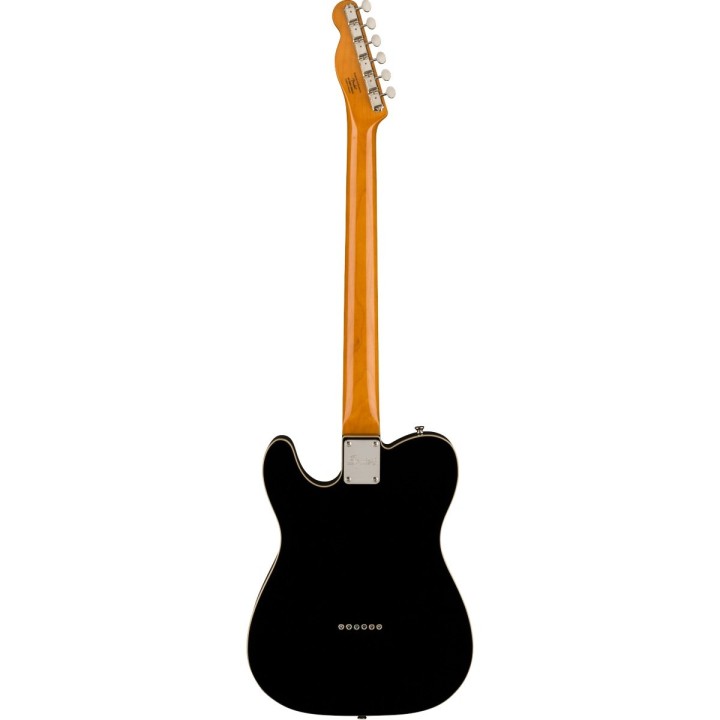 Squier Classic Vibe Baritone Custom Telecaster, Laurel Fingerboard, Parchment Pickguard, Black