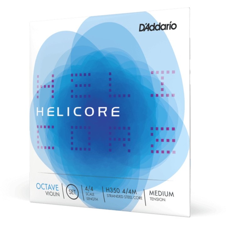 D'Addario - H350 4/4M Corde per Violino, Helicore, Octave, Medium Tension, 4/4 Scale
