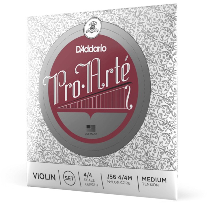 D'Addario - J56 4/4M Corde per Violino 4/4, Proarte, Medium Tension, Scale 4/4