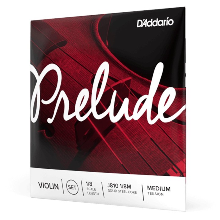 D'Addario - J810 1/8M Corde per Violino Prelude, Medium Tension, Scale 1/8