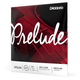 D'Addario - J812 3/4M Corda LA per Violino Prelude, Medium Tension, Scale 3/4