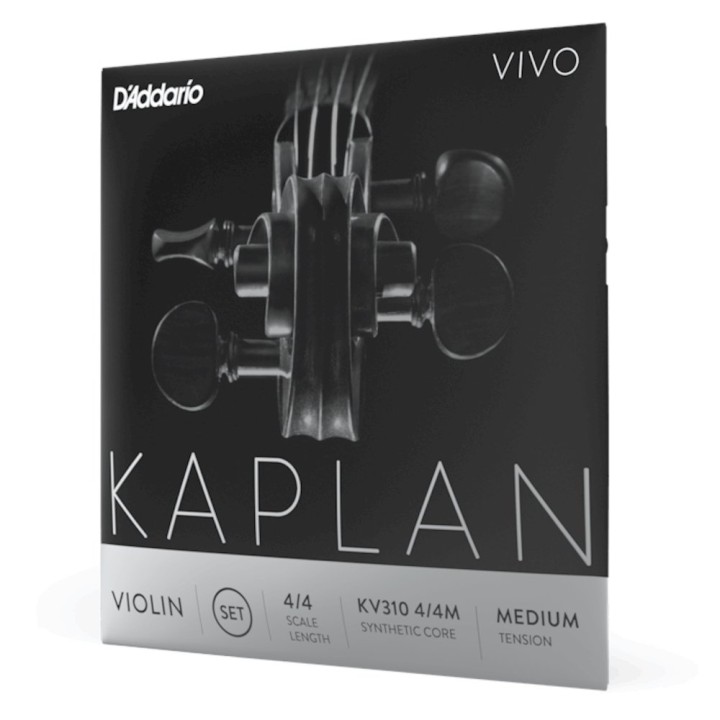 D'Addario - KV310 4/4M Corde per Violino, Kaplan Vivo, Medium Tension, Scale 4/4