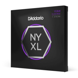 D'Addario - NYXL1164 Corde per Chitarra Elettrica 7-corde, Nickel Wound, Medium, 11-64