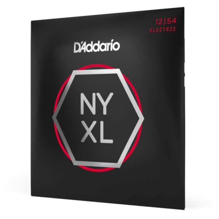 D'Addario - NYXL1254 Corde per Chitarra Elettrica, Nickel Wound, Heavy, 12-54