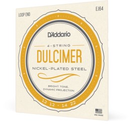 D'Addario - EJ64 Corde per Dulcimer 4-Corde, Nickel