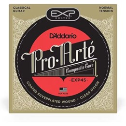 D'Addario - EXP45 Corde per Chitarra Classica, Silver Wound, Normal Tension