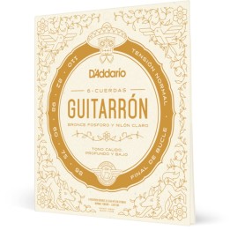 D'Addario - MG10N Corde per Guitarrón, Phosphore Bronze, Normal Tension