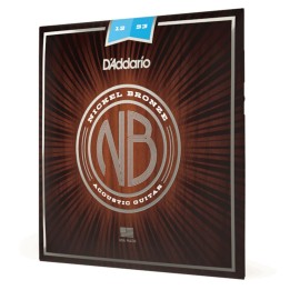 D'Addario - NB1253 Corde per Chitarra Acustica, Nickel-Bronze, Light