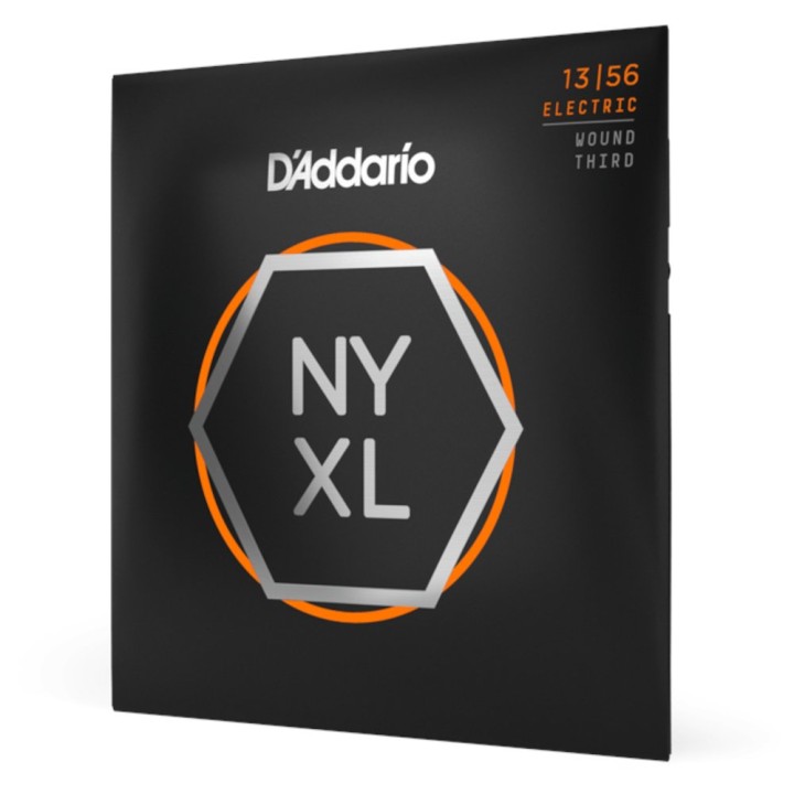 D'addario - NYXL1356W Corde per Chitarra Elettrica, Nickel Wound, Medium Wound 3RD