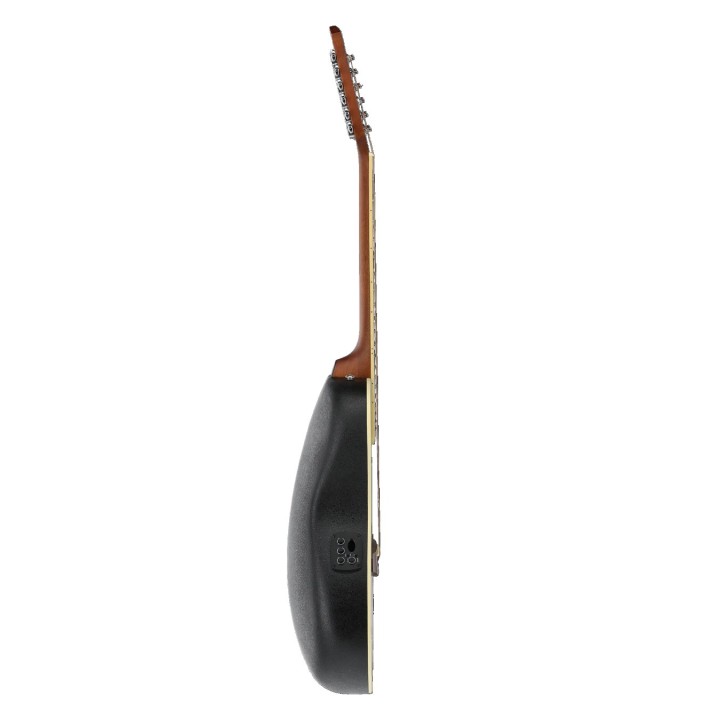 Applause AB2412II Mid Cutaway 12-string Black Satin AP521175 Chitarra acustica 12 corde amplificata