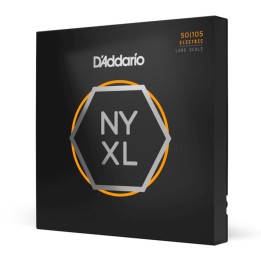 D'Addario - NYXL50105 Corde per Basso Elettrico, Nickel Wound, Medium, Long Scale